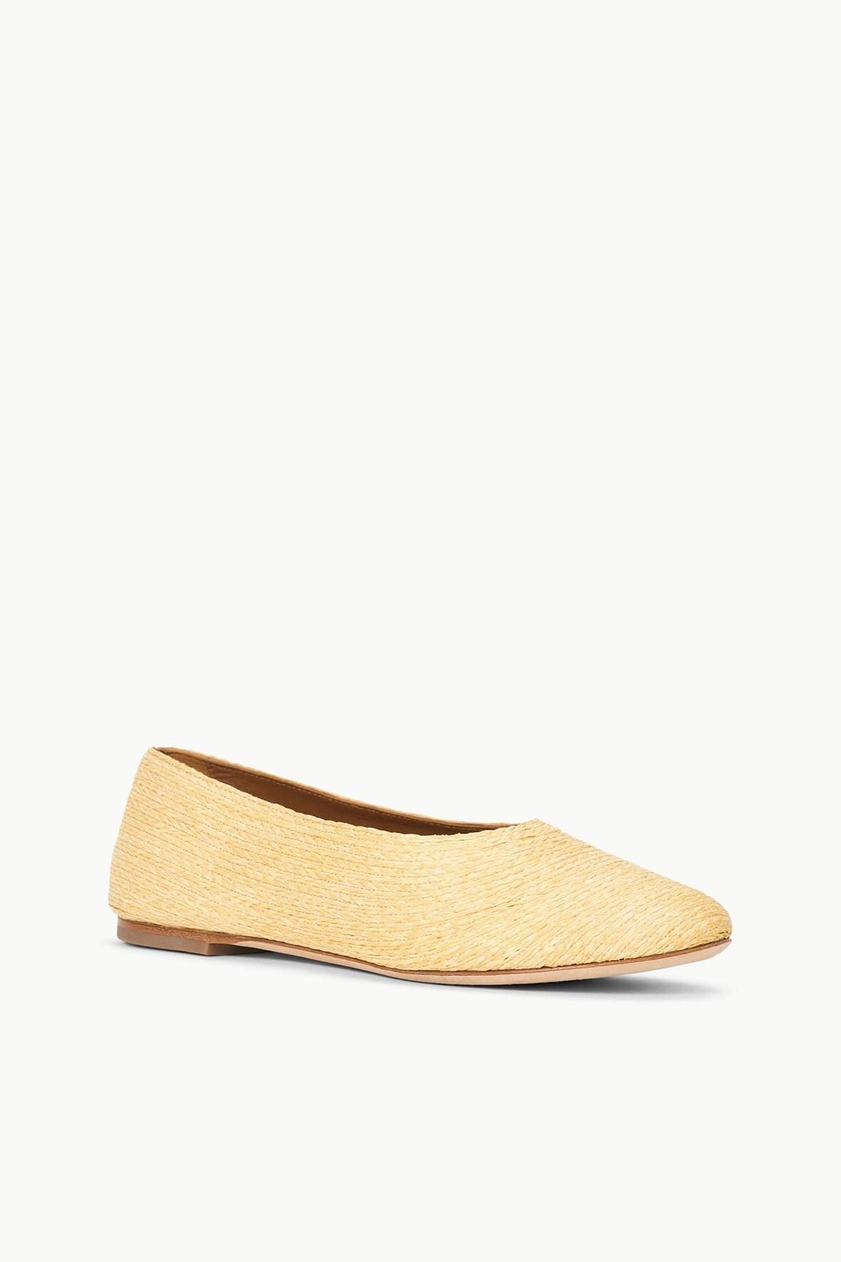 STAUD ALBA BALLET FLAT NATURAL RAFFIA - 2