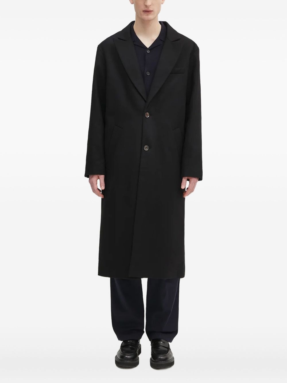 single-breasted coat - 1
