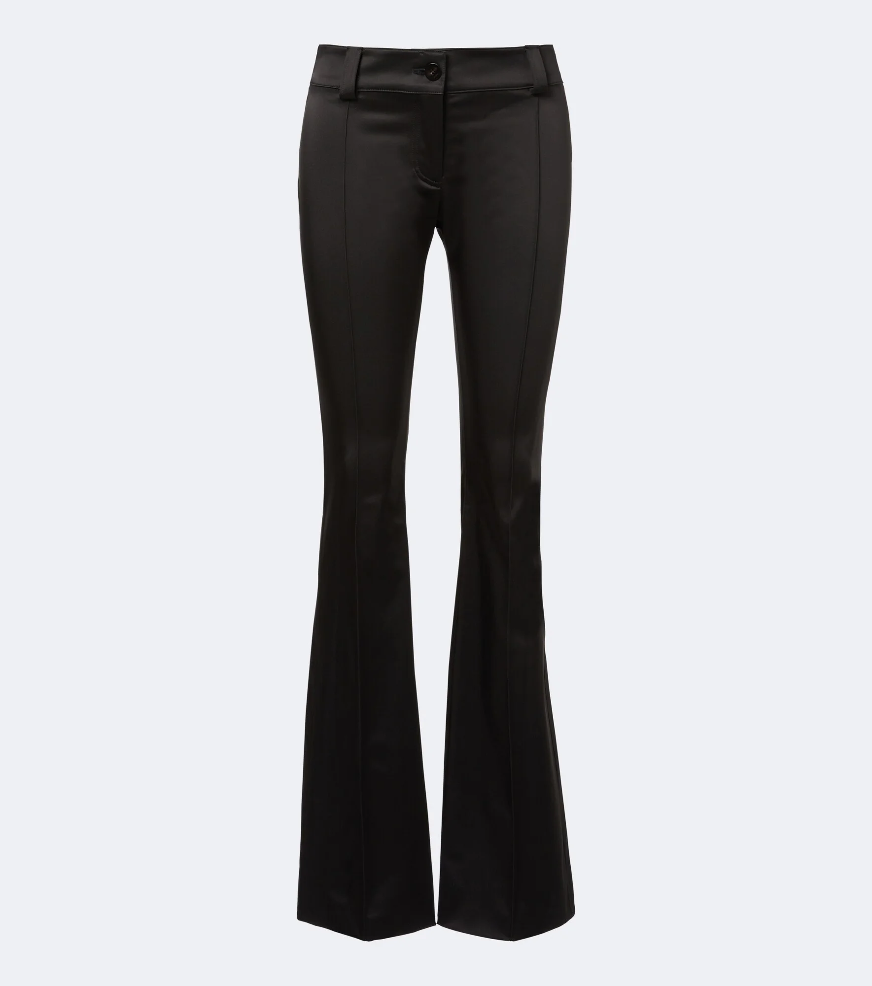 Satin flared pants - 1