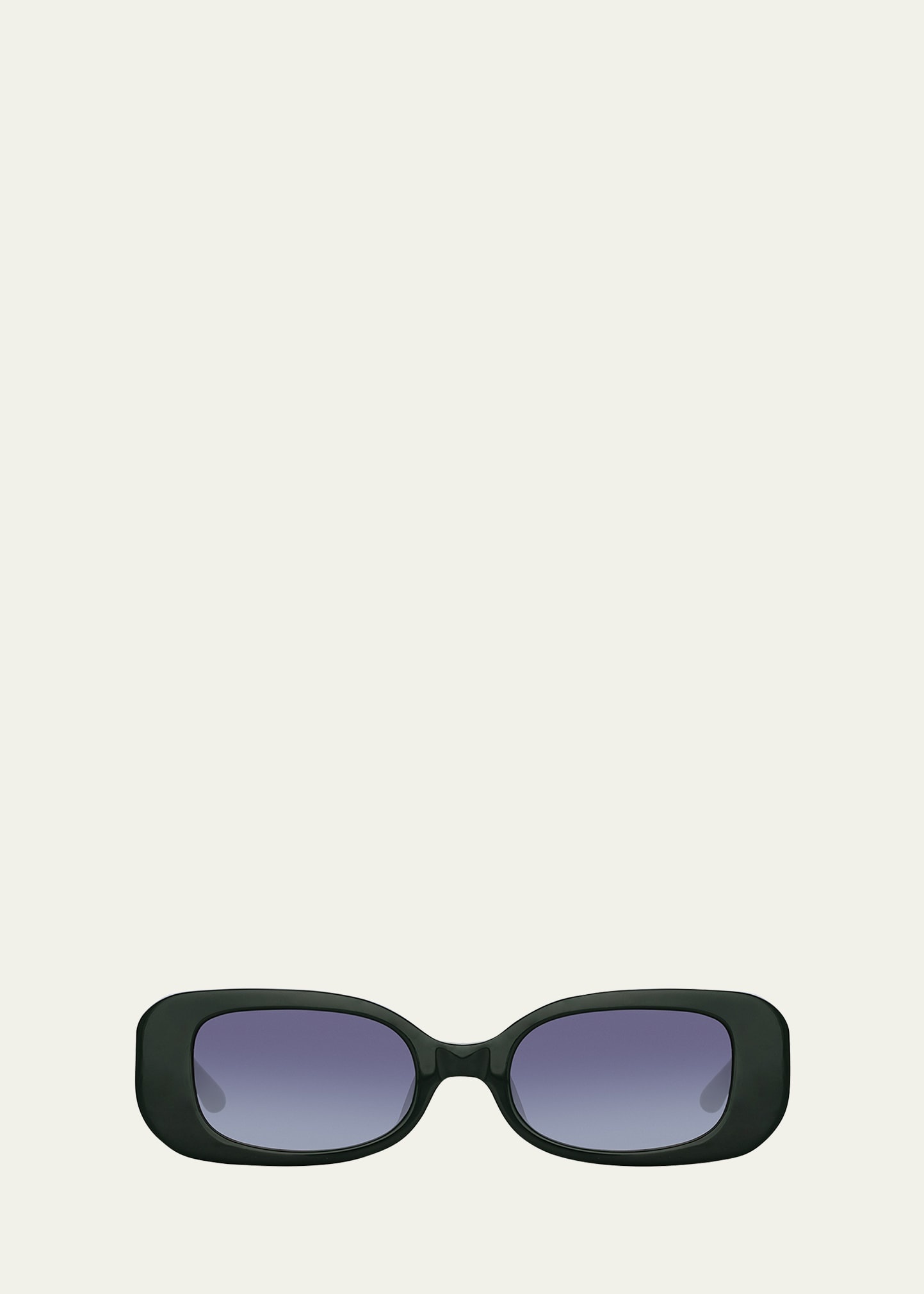 Lola Rectangle Acetate & Nylon Sunglasses - 1