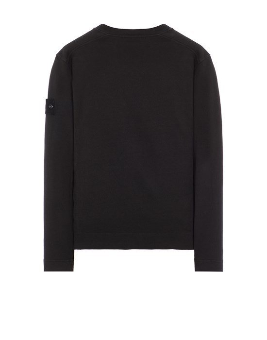 611F3 STONE ISLAND GHOST PIECE_ORGANIC COTTON BLACK - 2