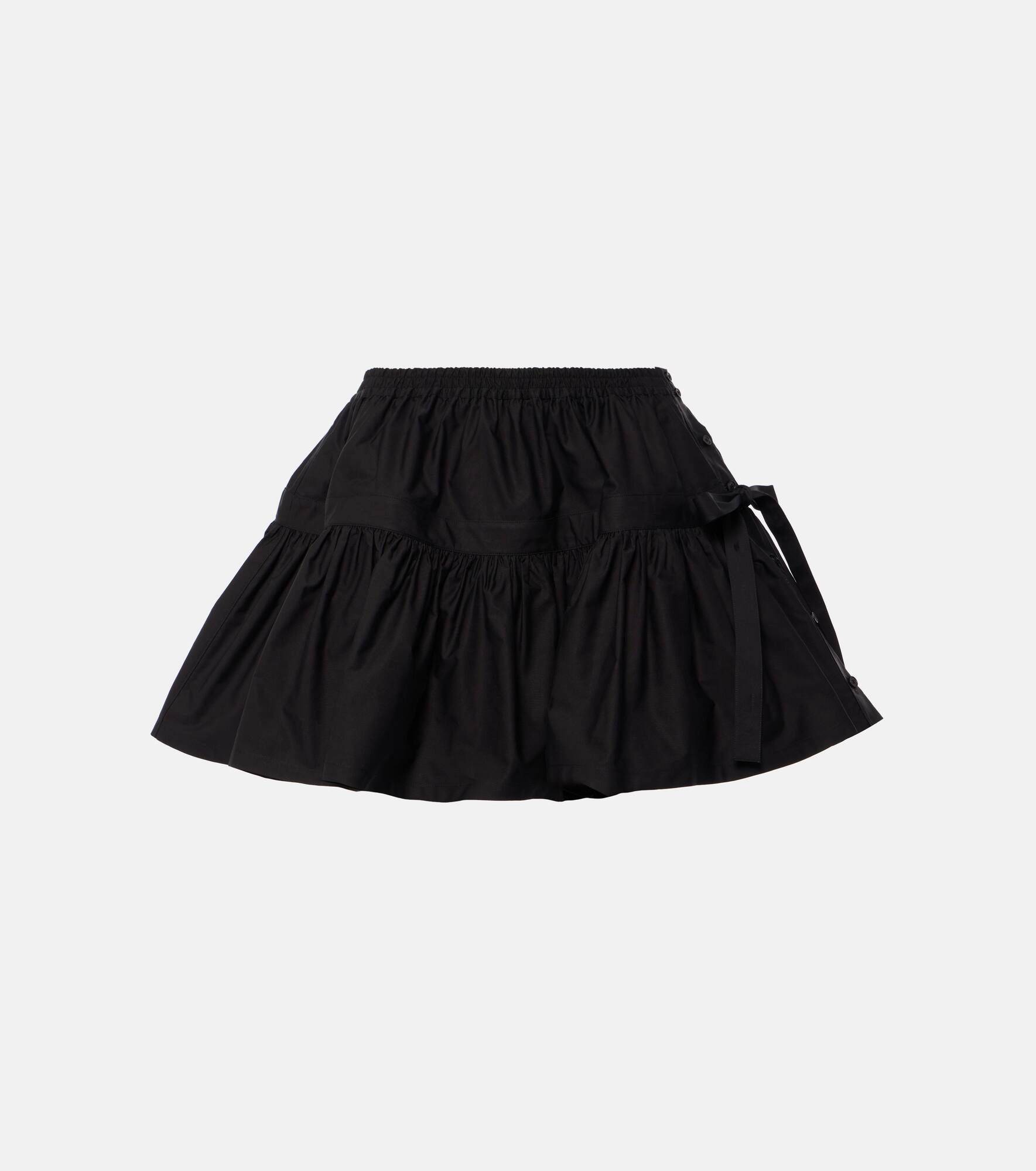 Deesser bow-detail miniskirt - 1