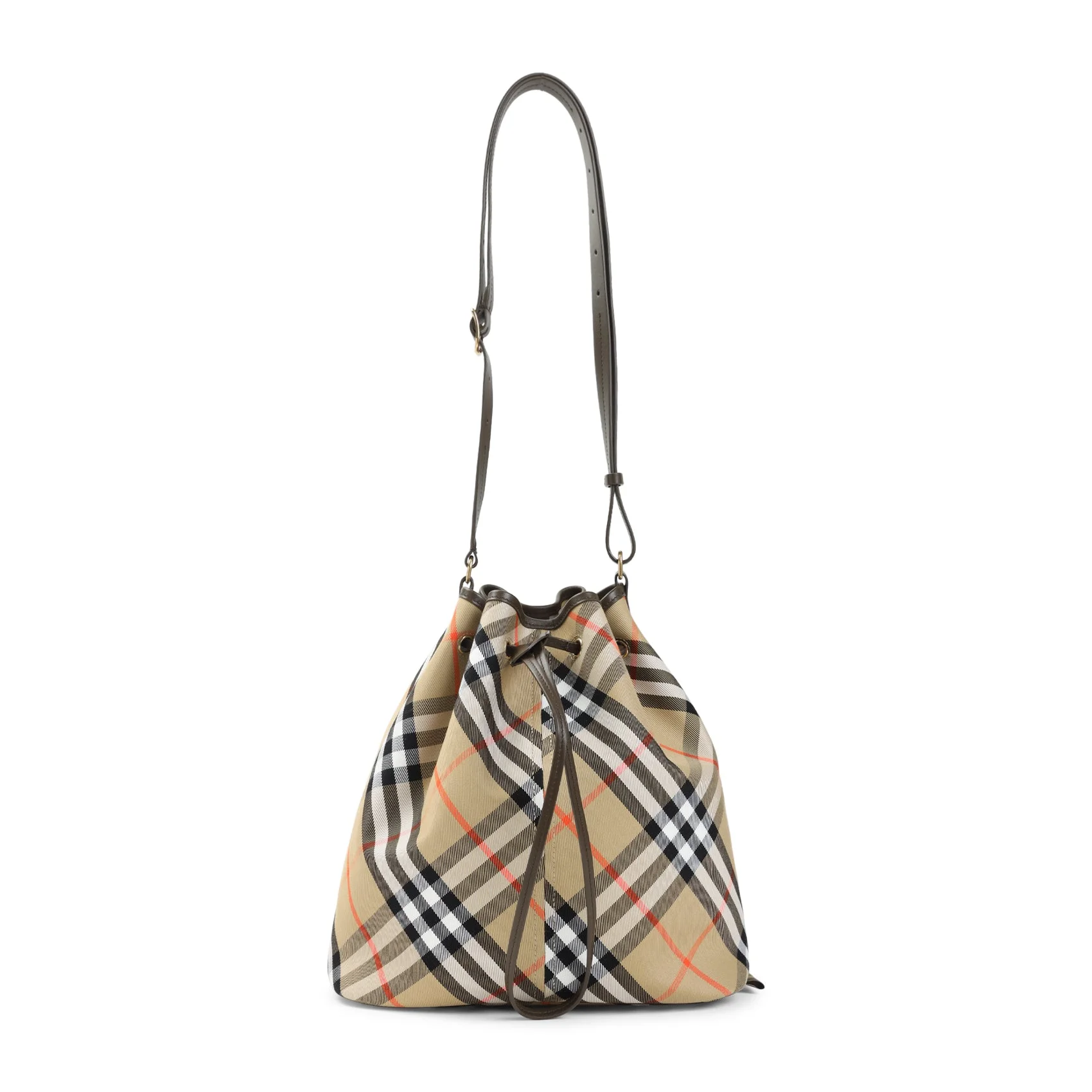 Burberry Medium Drawstring Bucket Shoulder Bag Women - 1