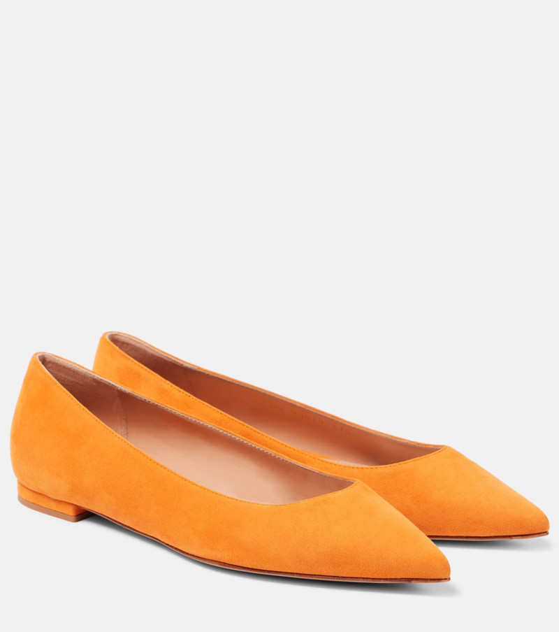 Gianvito suede ballet flats - 1