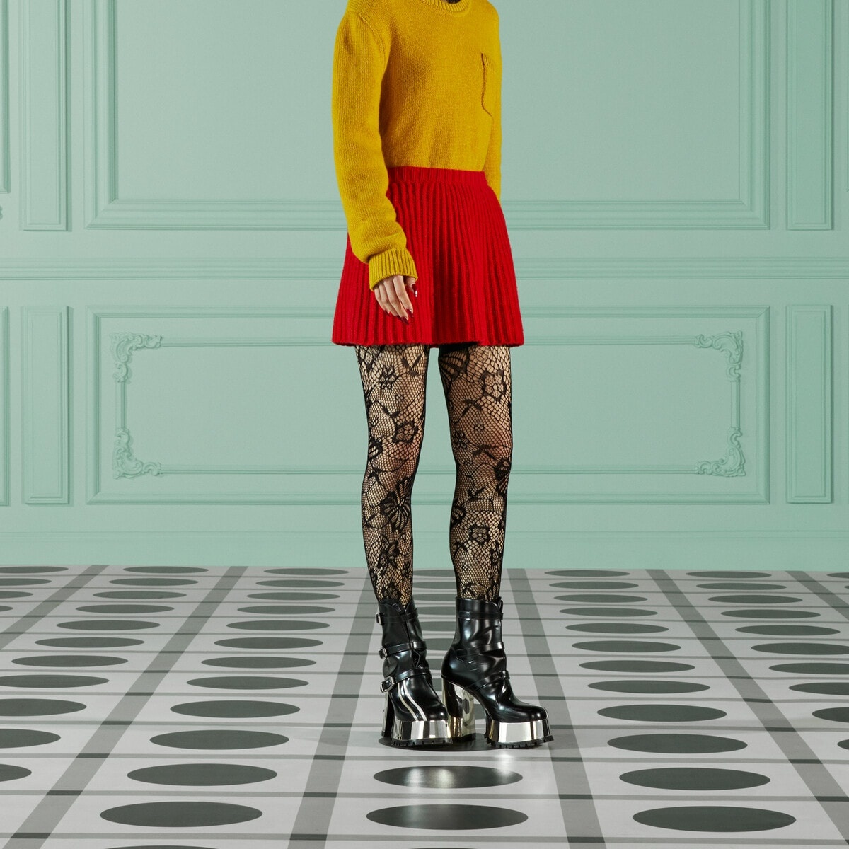 Chunky wool skirt - 5