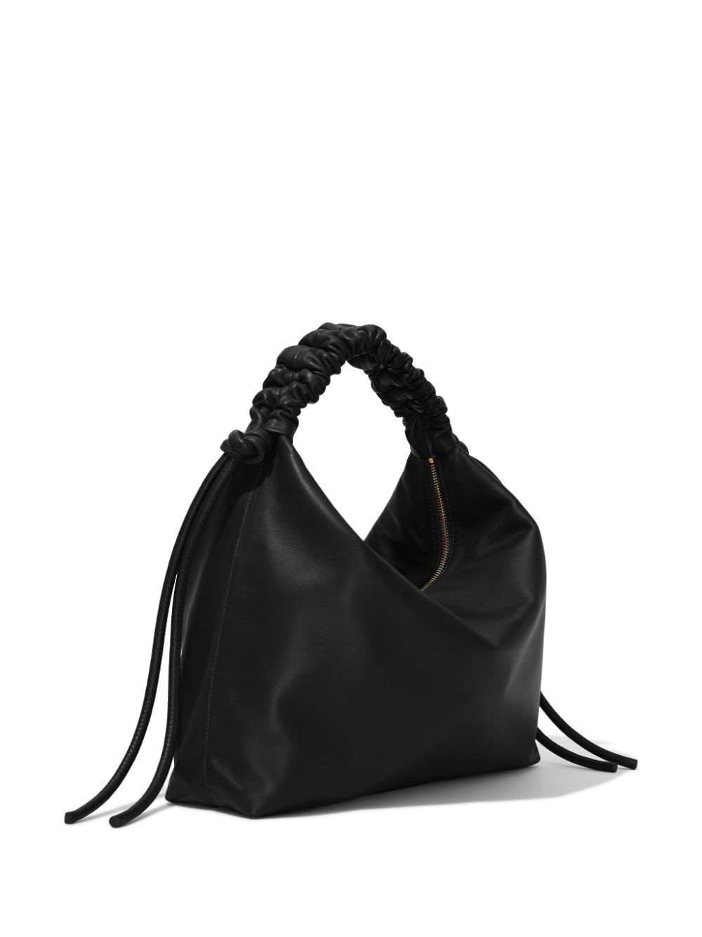 medium Drawstring leather shoulder bag - 4