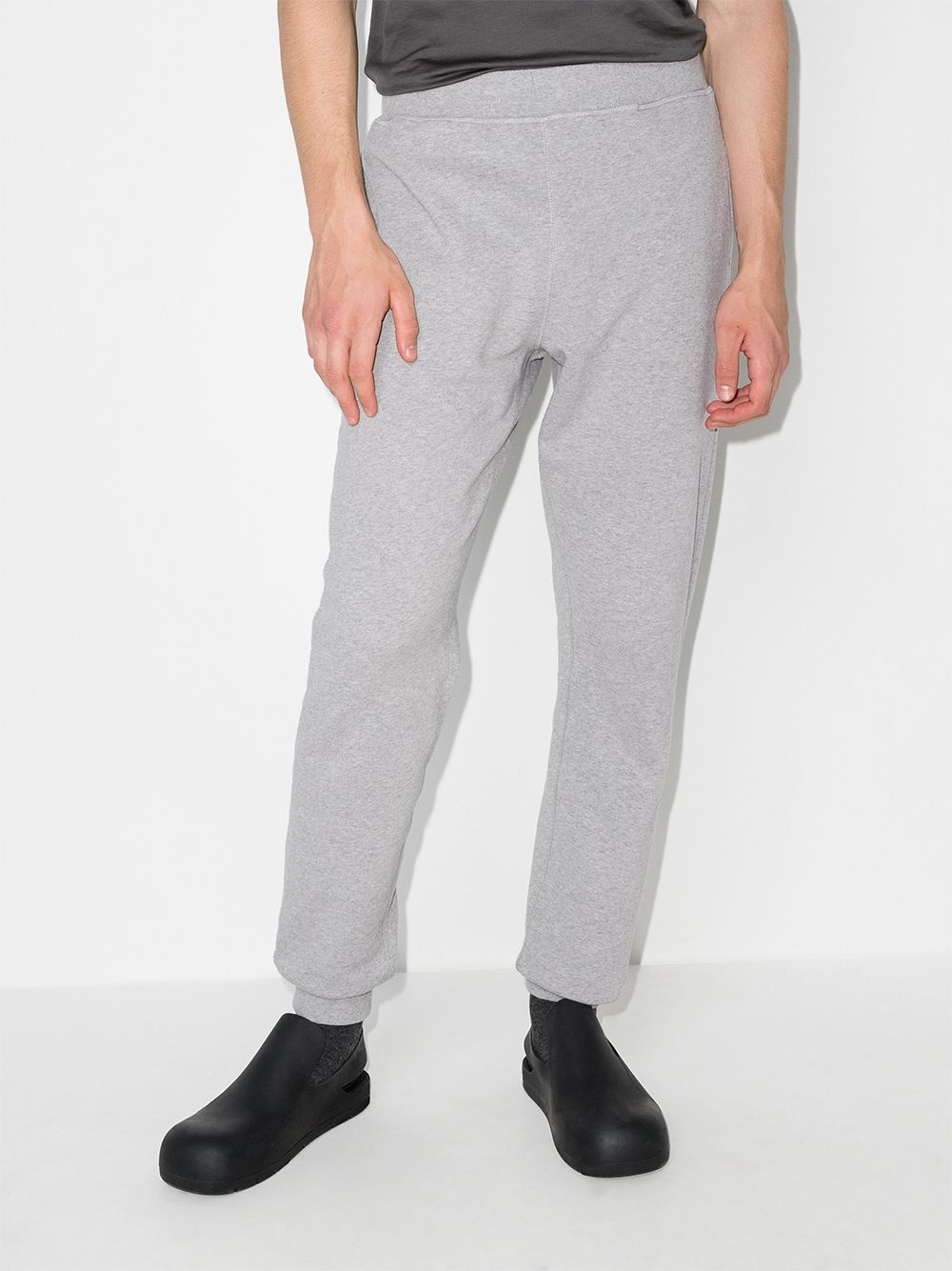 cotton tapered track pants - 2