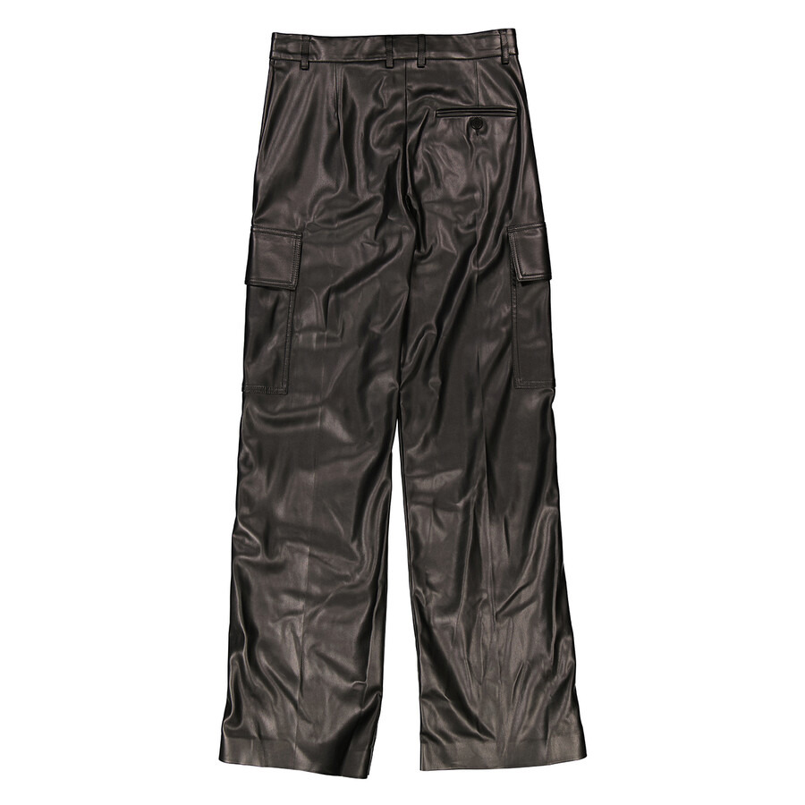 Stella McCartney Ladies Black Cargo-Pocket Straight-Leg Trousers - 2