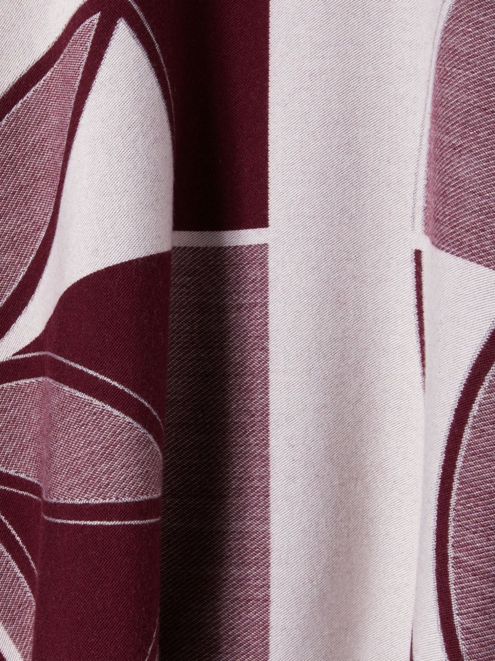 logo-print cape - 4