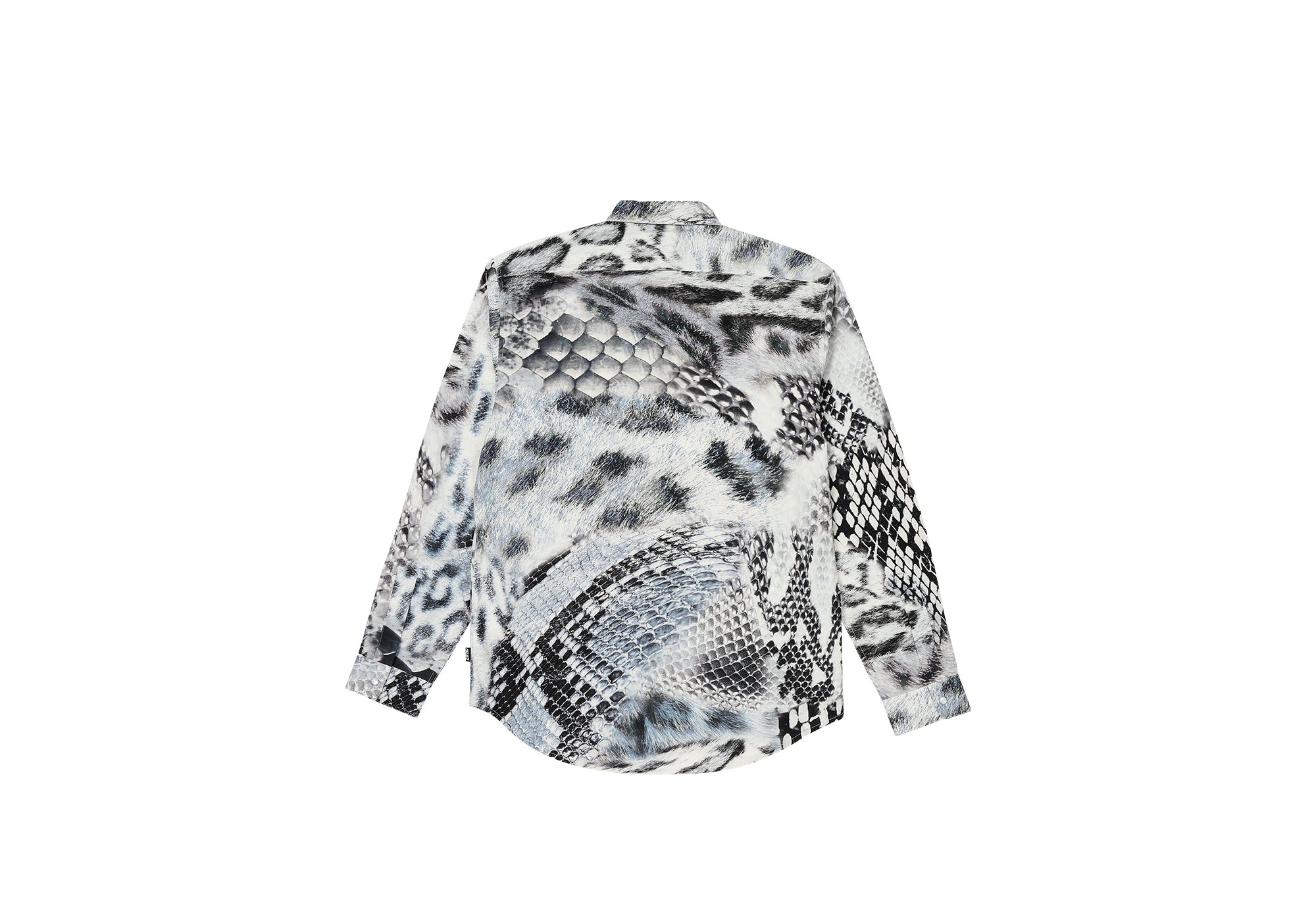 ANIMAL PRINT SHIRT GREY - 2