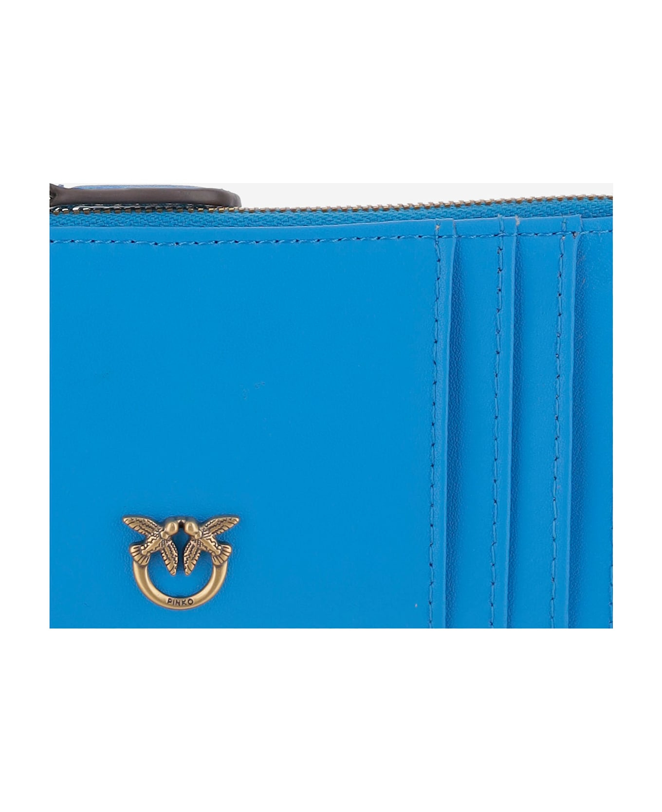 Leather Love Birds Card Holder - 3