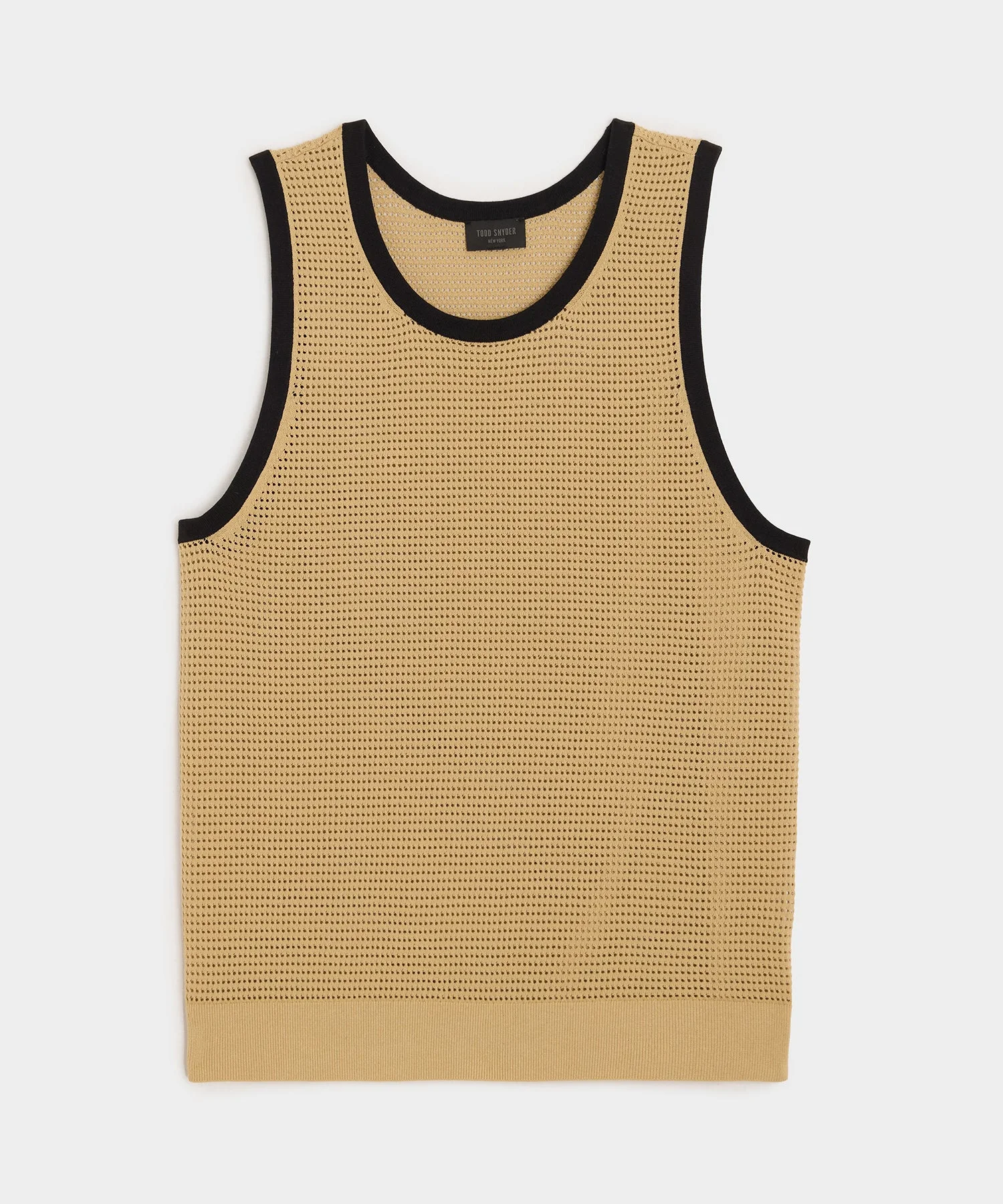 Tipped Luxe Mesh Tank - 1