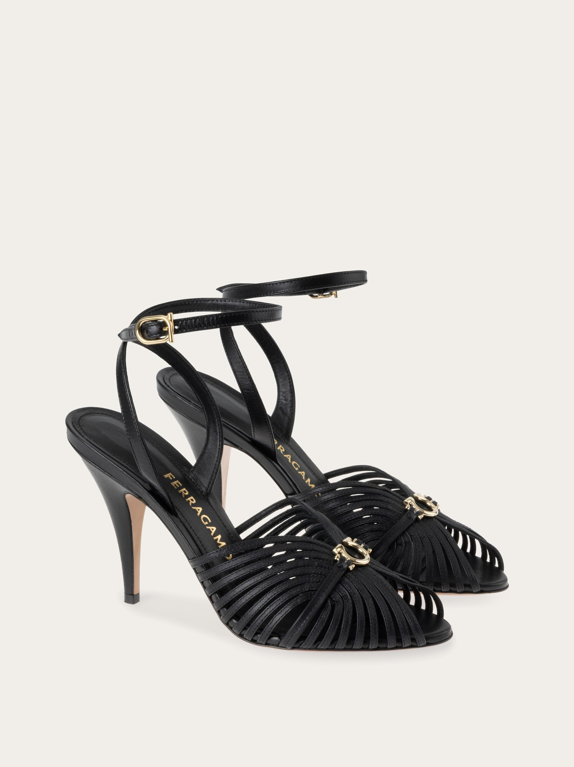 Sandal with Gancini element - 2