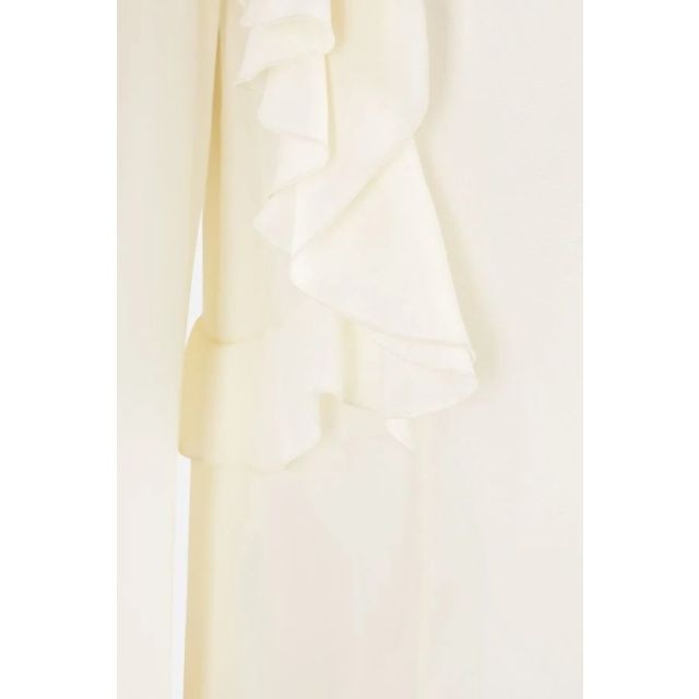 Ivory shirt with ruffles - 5