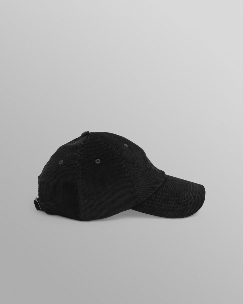 Spencer - Black Corduroy Sports Cap 4