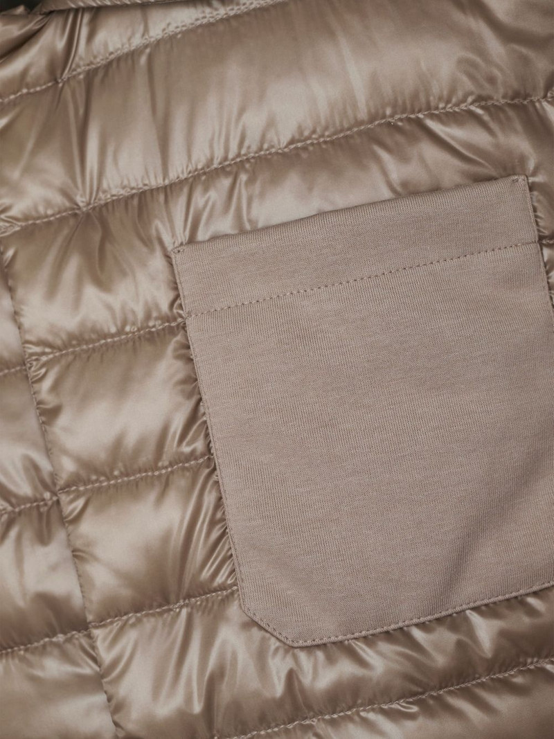 Herno quilted panelled jacket outlook