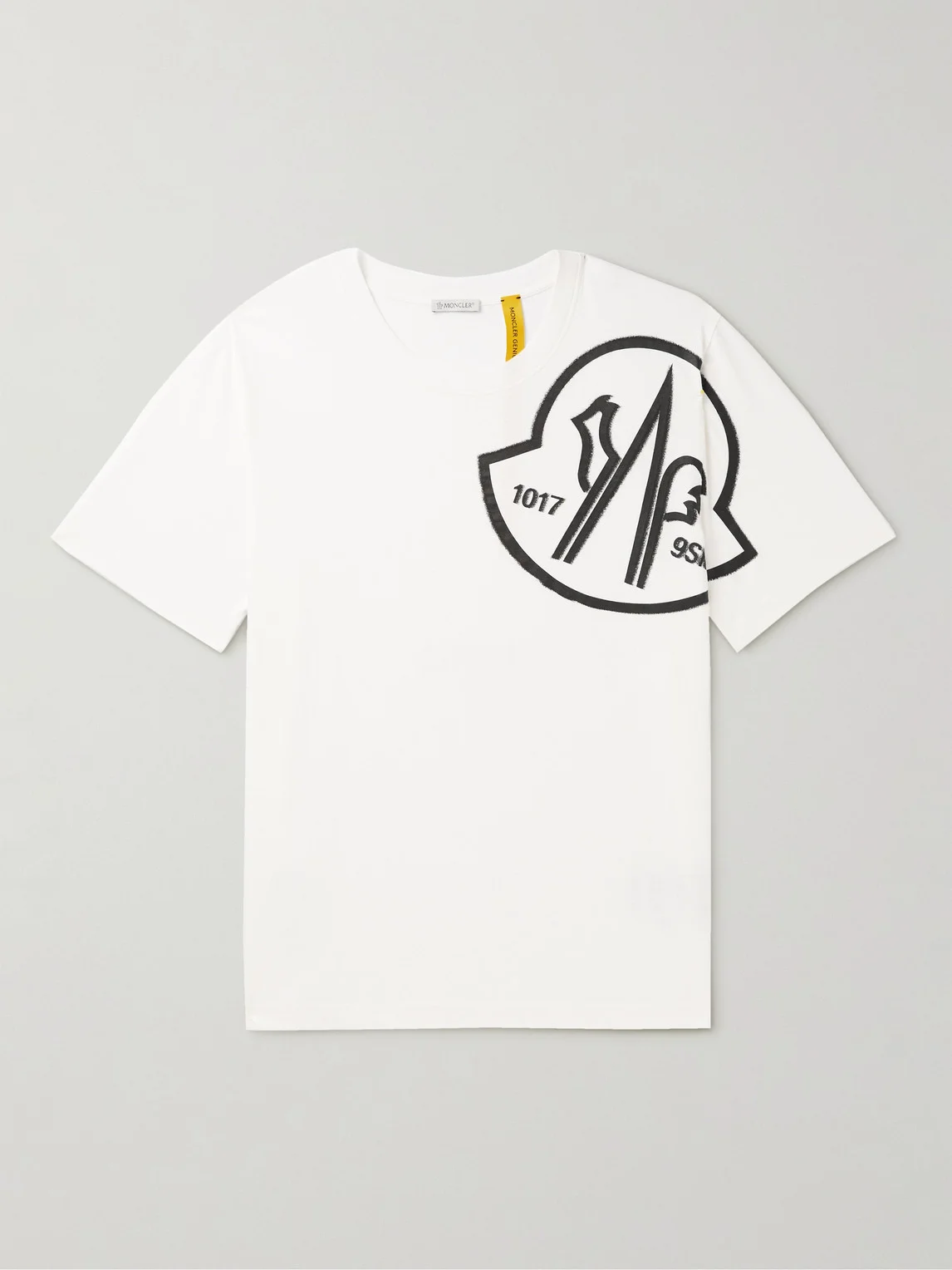 6 Moncler 1017 ALYX 9SM Logo-Embellished Cotton-Jersey T-Shirt - 1