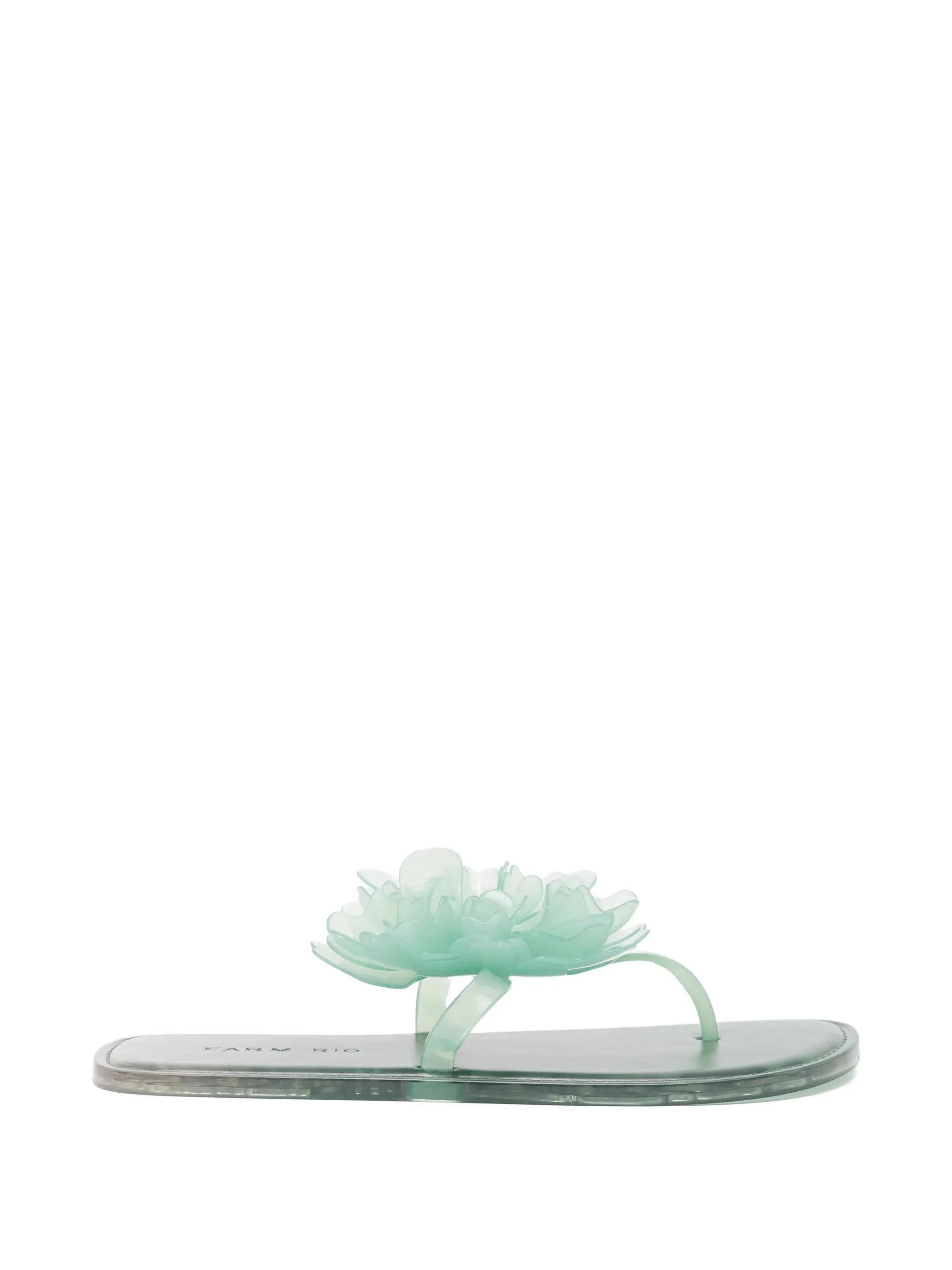 Farm Rio Floral-embellished Flip Flops - 1