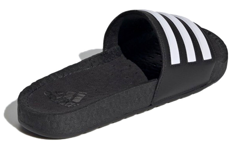 adidas Adilette Boost Slides 'Black White Stripes' FY8154 - 4