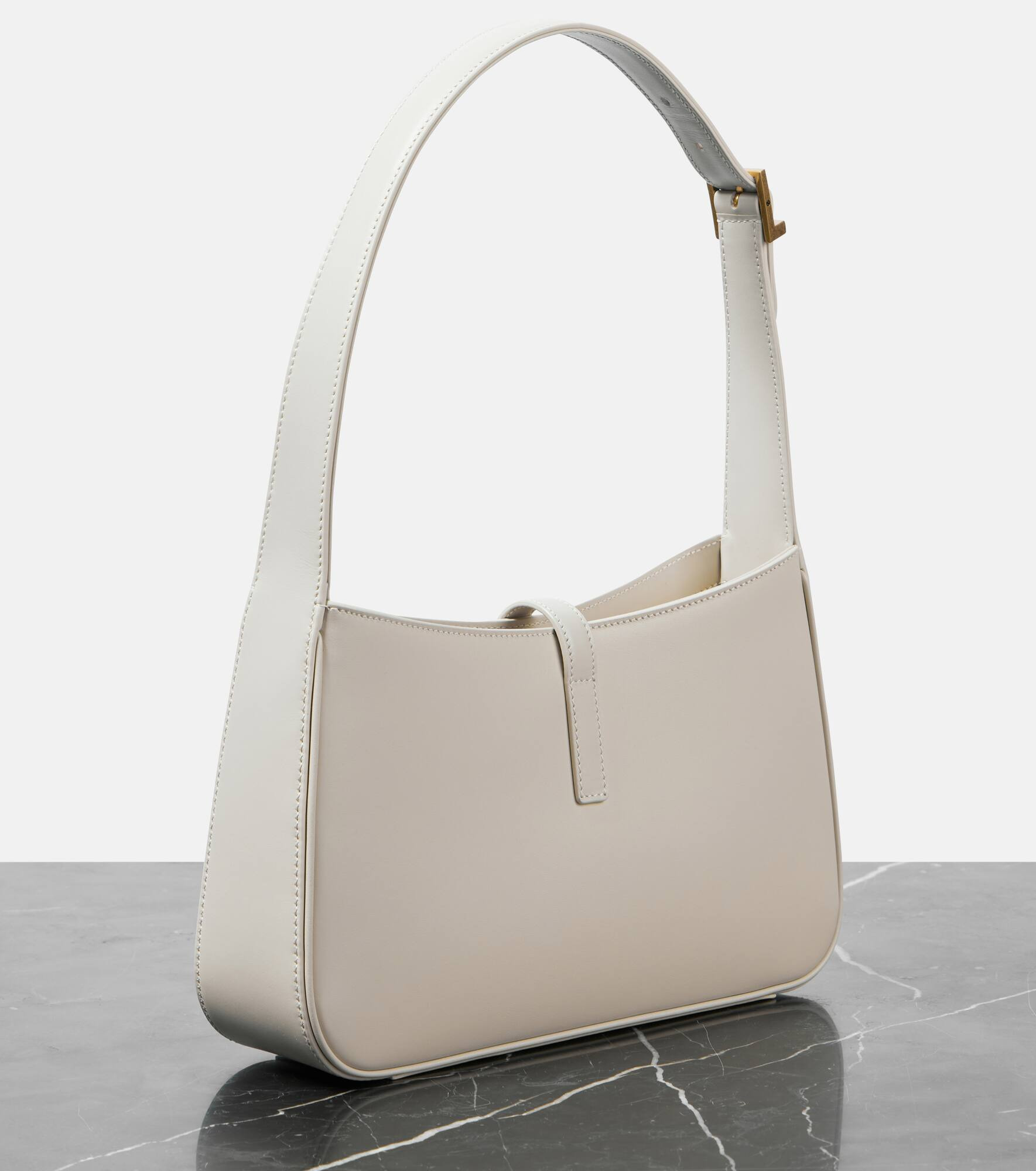 Le 5 à 7 leather shoulder bag - 4