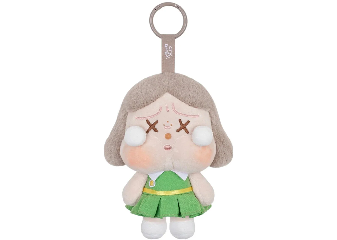 Pop Mart CRYBABY Sunset Concert Series Dim Green Plush Pendant - 1