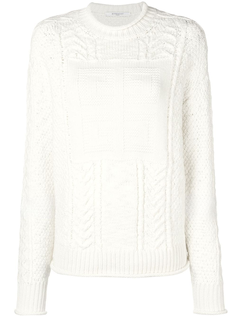 logo knitted jumper - 1