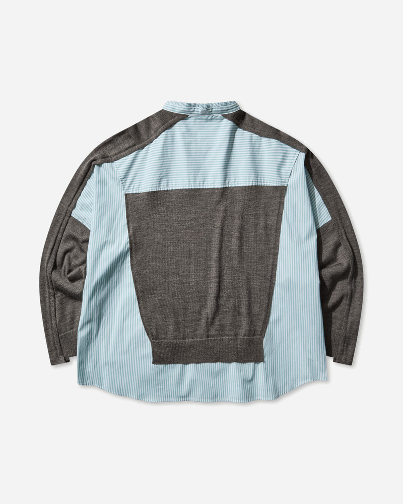 UNDERCOVER Women's Wool and Cotton Sweater Gray / Brown outlook