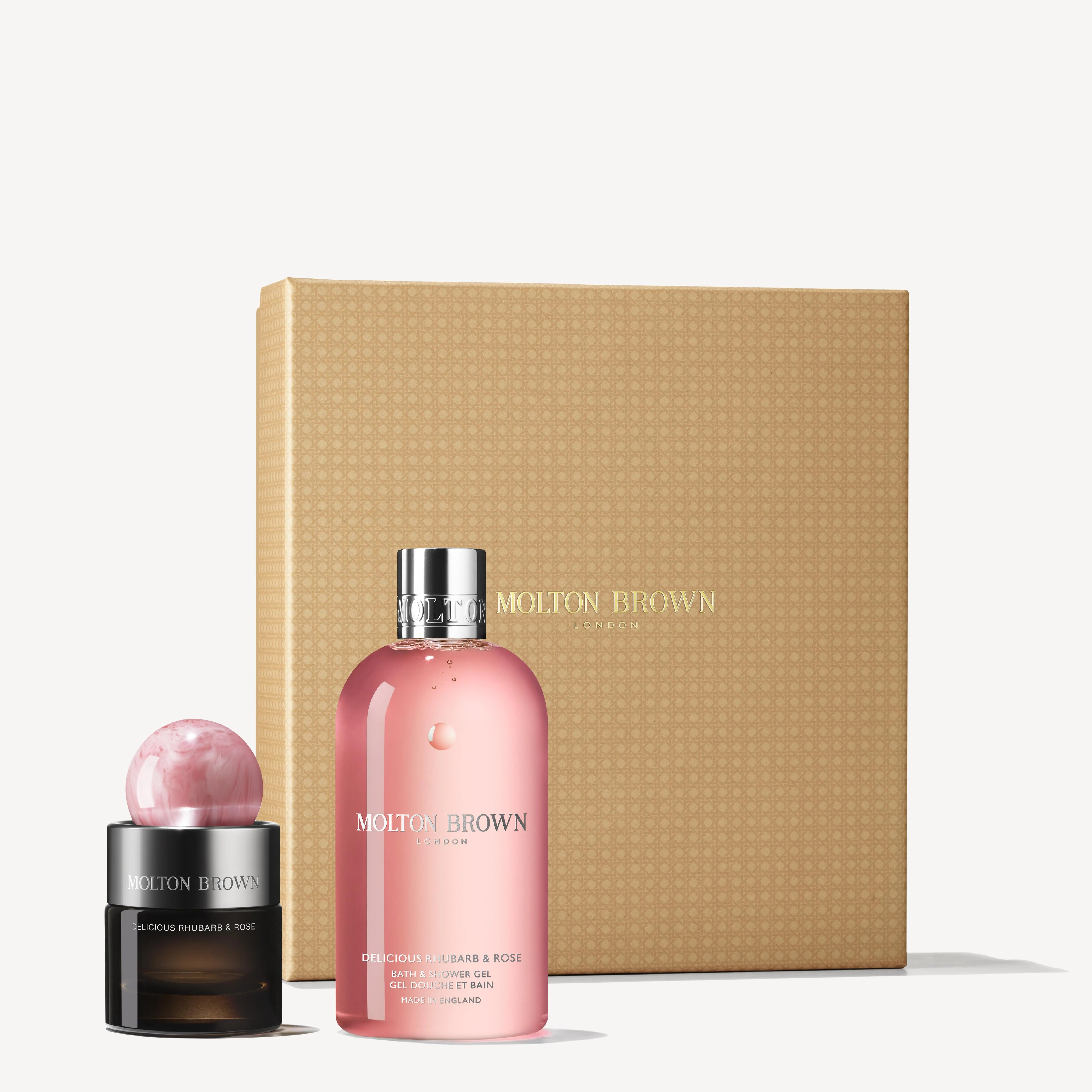 Delicious Rhubarb & Rose Fragrance & Body Gift Set - 1