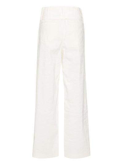 ISSEY MIYAKE Shaped Membrane straight-leg trousers outlook