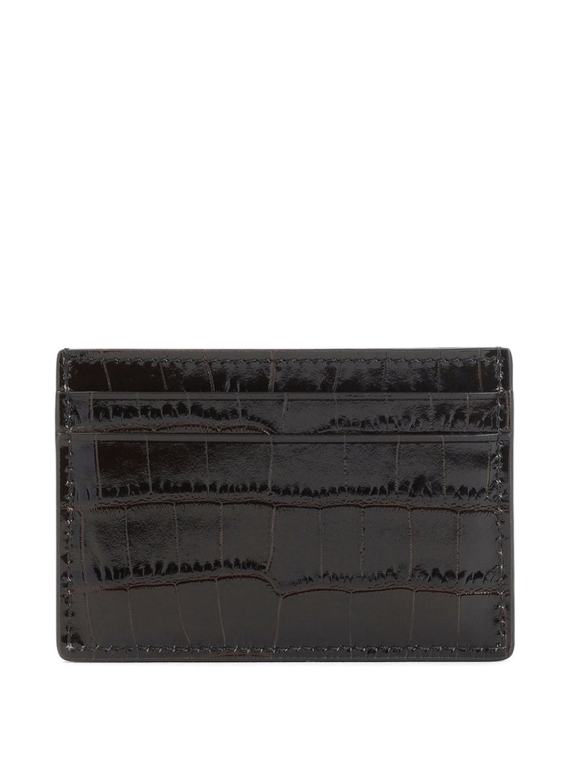 TOM FORD crocodile-embossed cardholder outlook