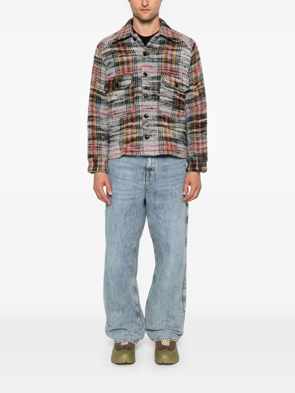 CPO check-print shirt - 2