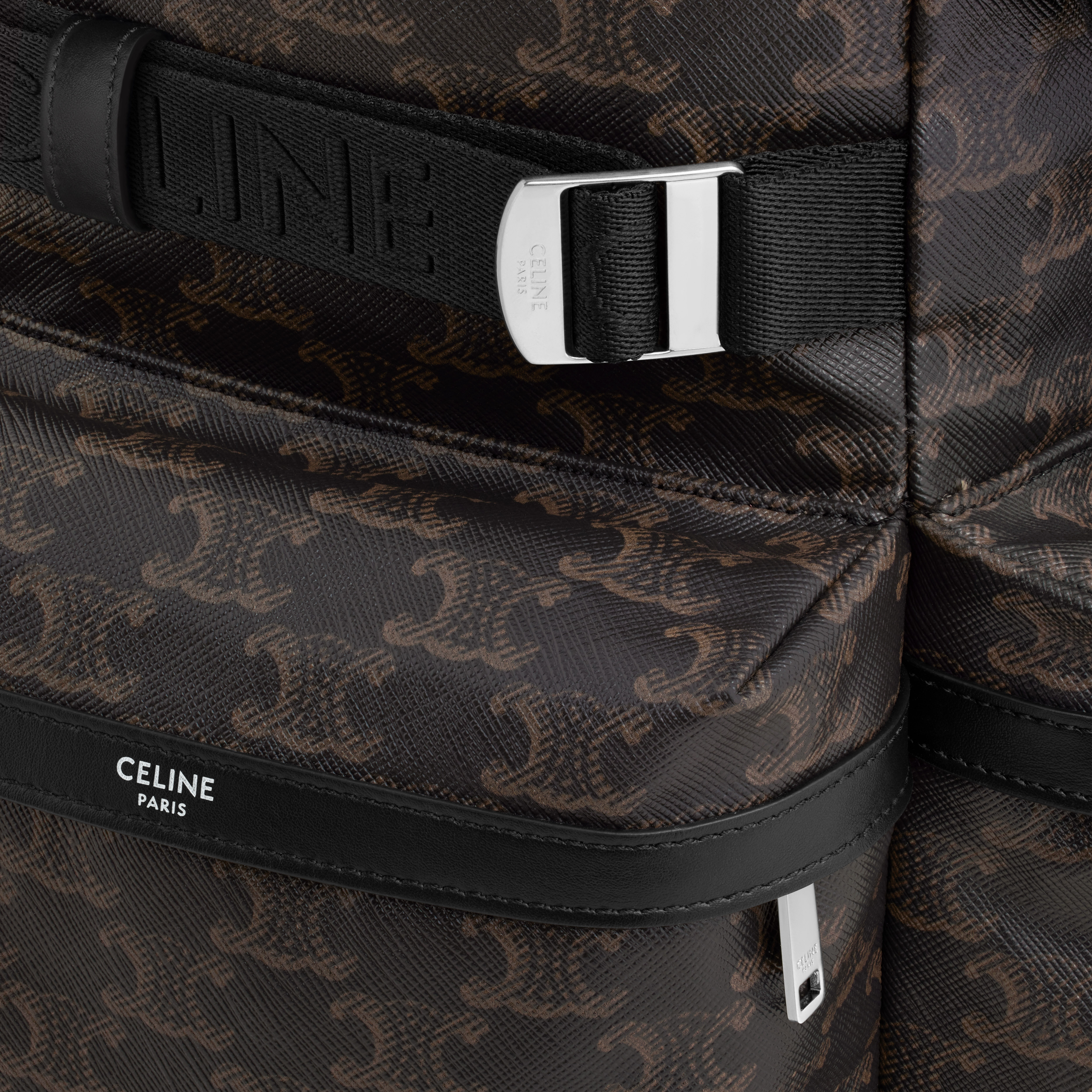 Backpack in Triomphe canvas and calfskin - 5