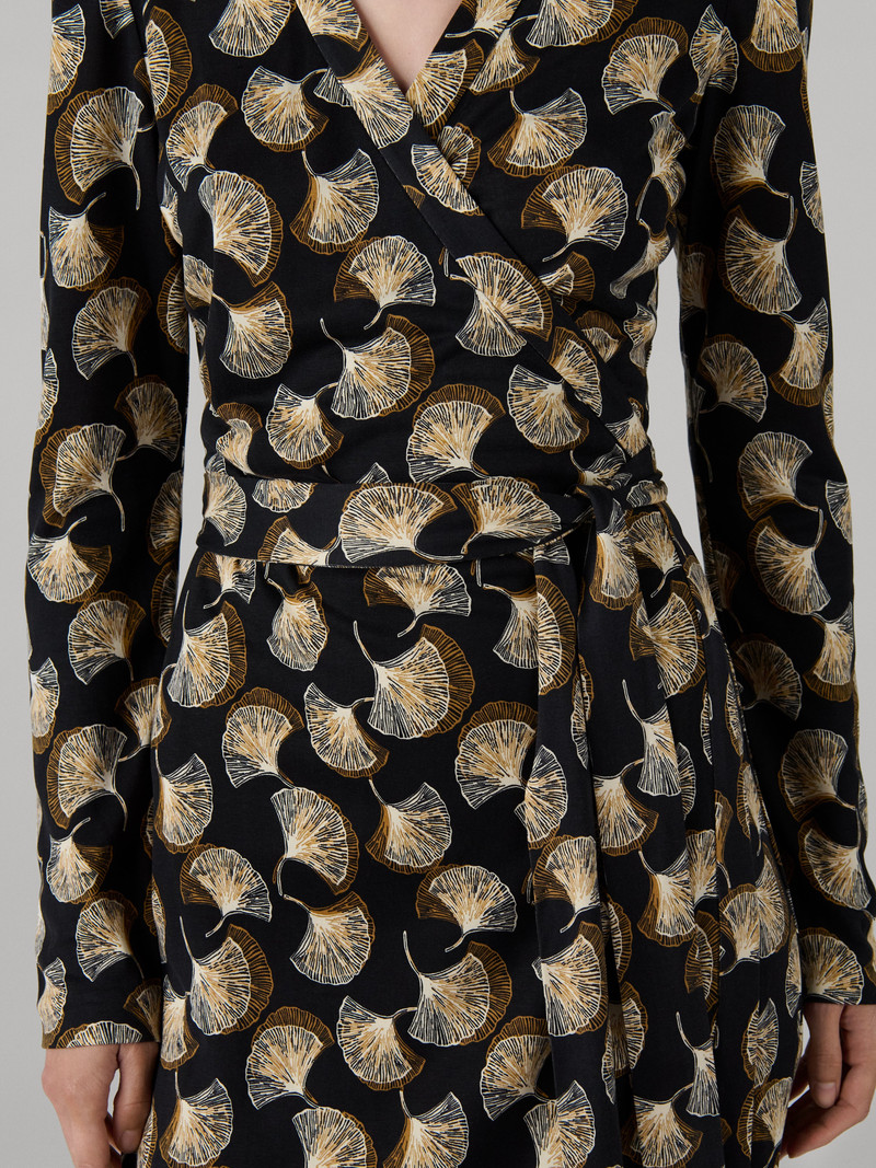 Jeanne Silk Jersey Wrap Dress 3