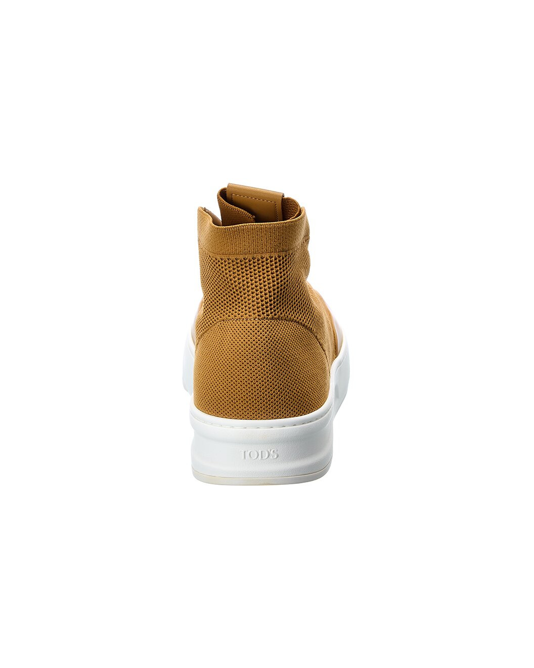 TODs Knit & Leather High-Top Sneaker - 3