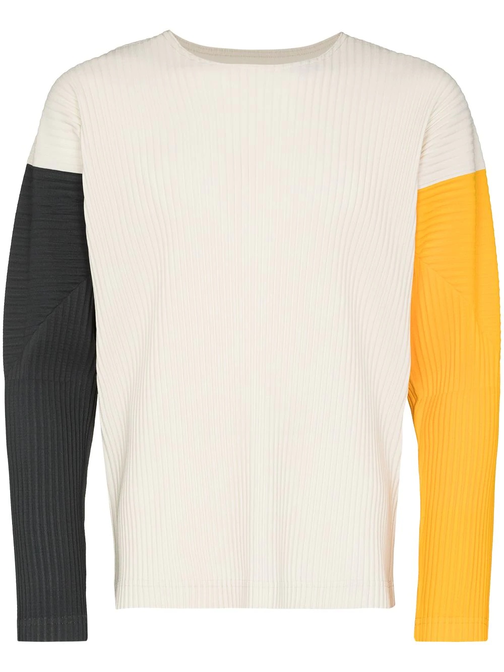 colour-block ribbed jumper - 1