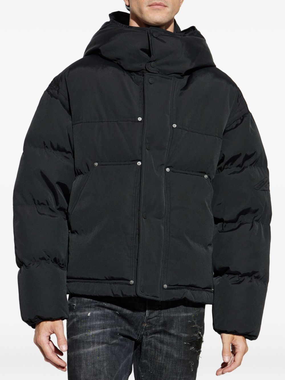hooded puffer jacket - 3