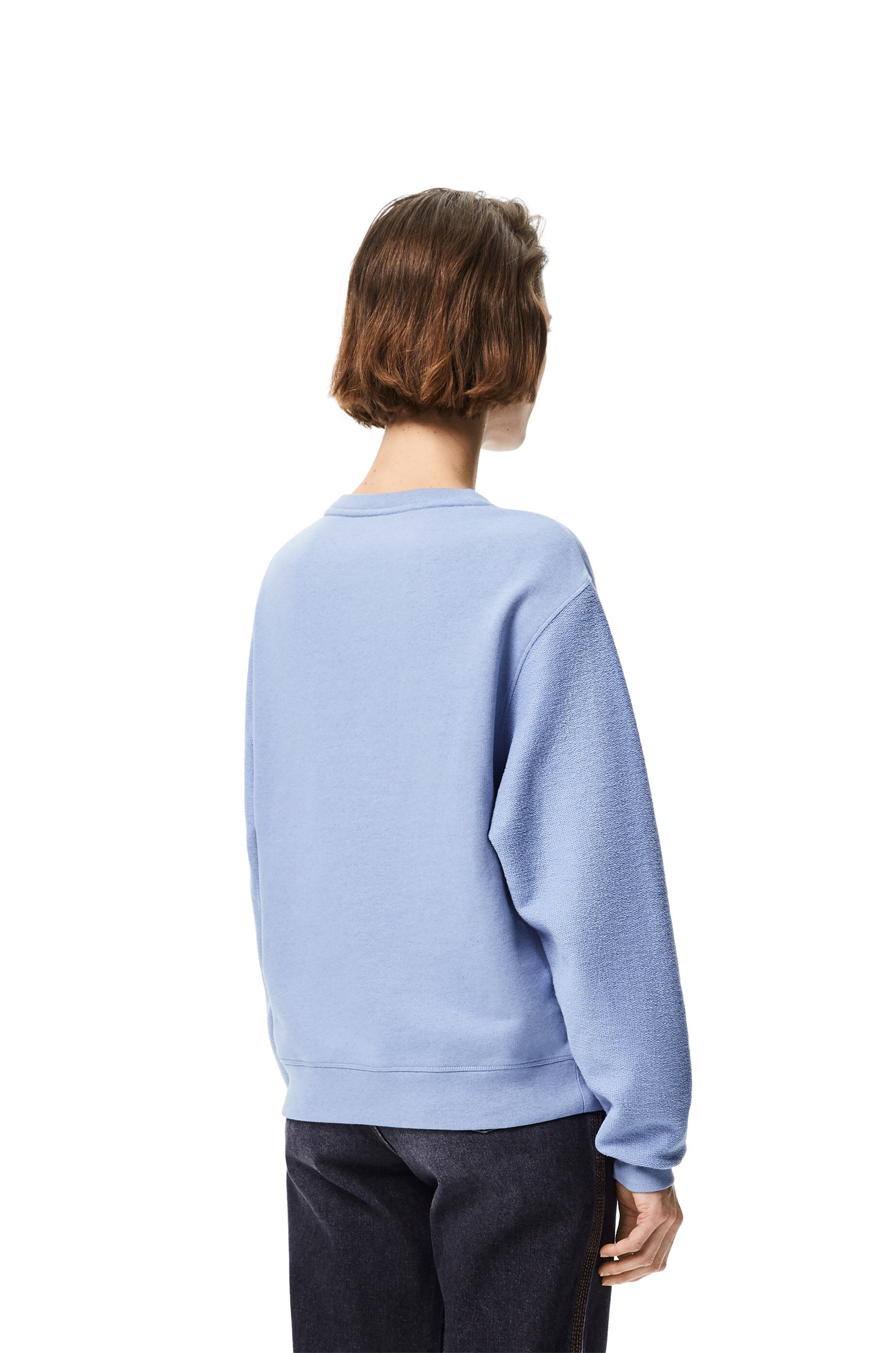 LOEWE anagram embroidered sweatshirt in cotton - 4