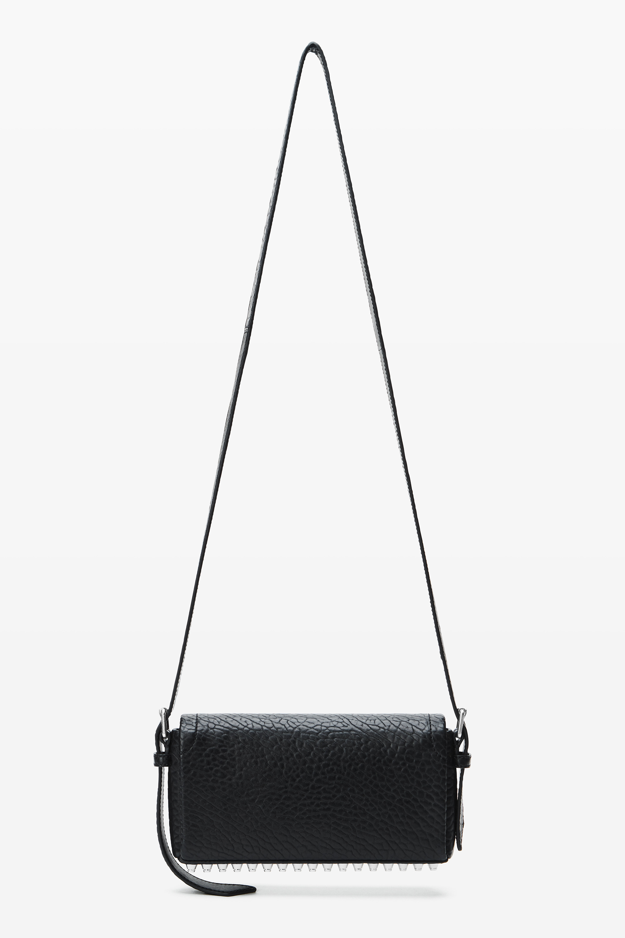 Black Ricco Slim Flap Bag - 6