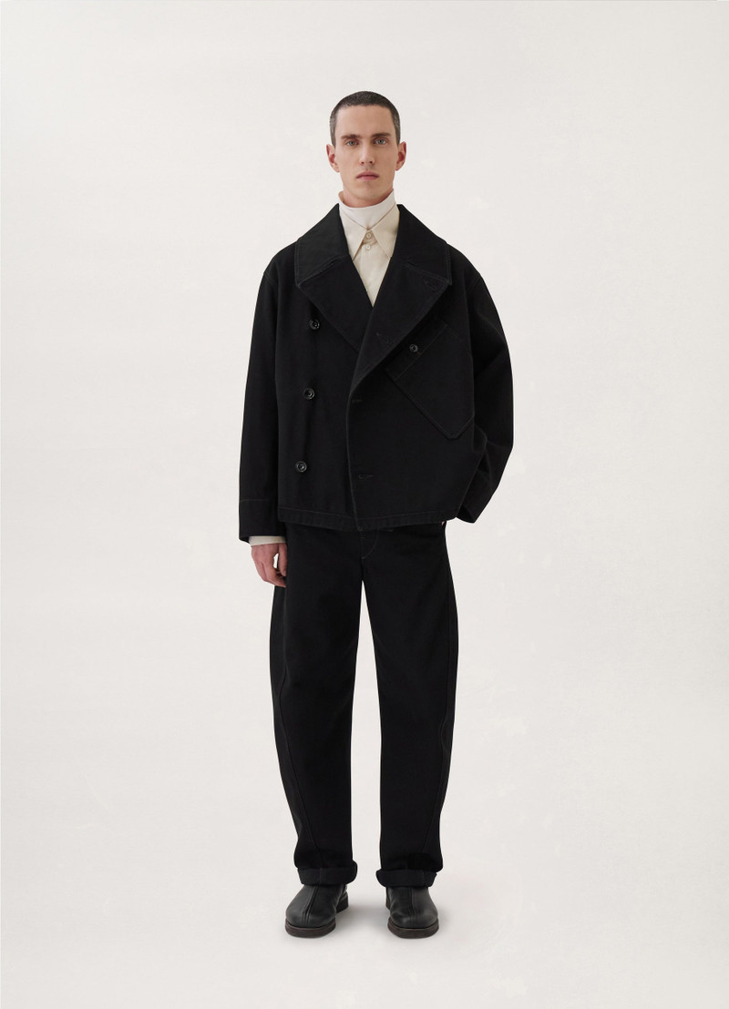 Lemaire DISPATCH JACKET BLACK DENIM | REVERSIBLE