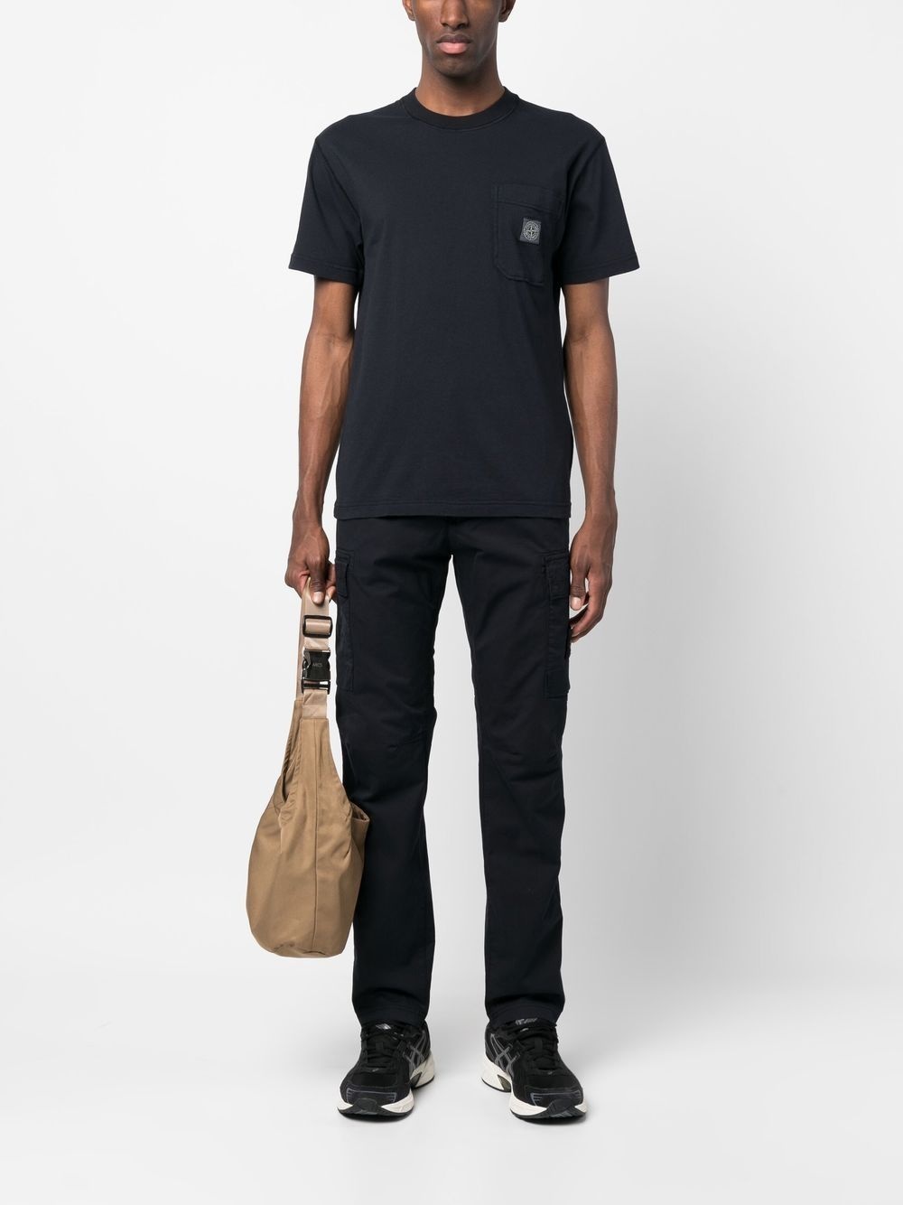 stretch-cotton cargo pants - 2