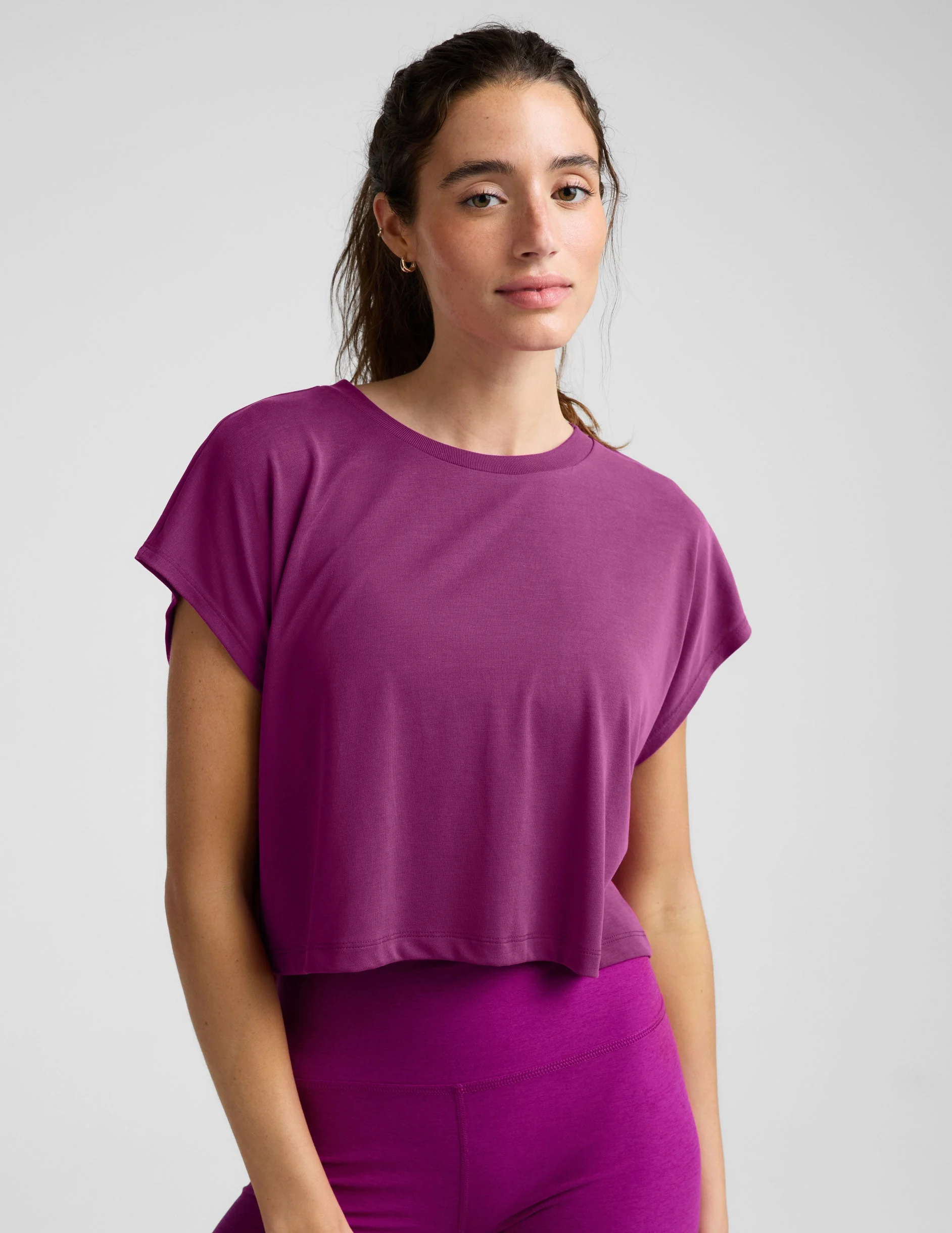 Studio Luxe Cropped Tee - 1