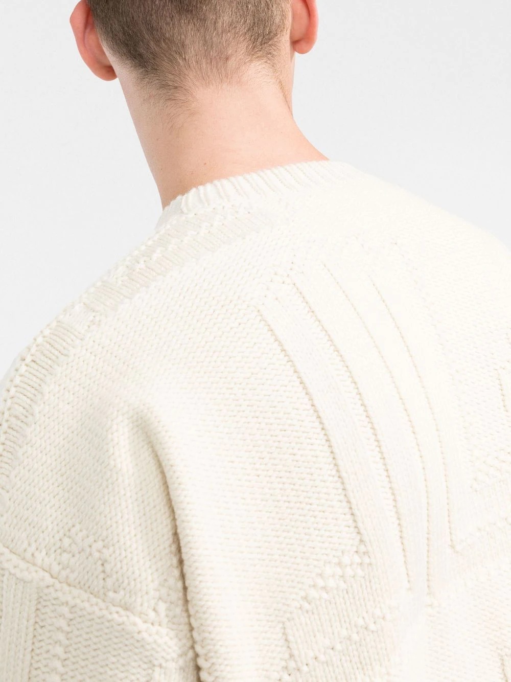 JL3D jacquard crew-neck jumper - 5