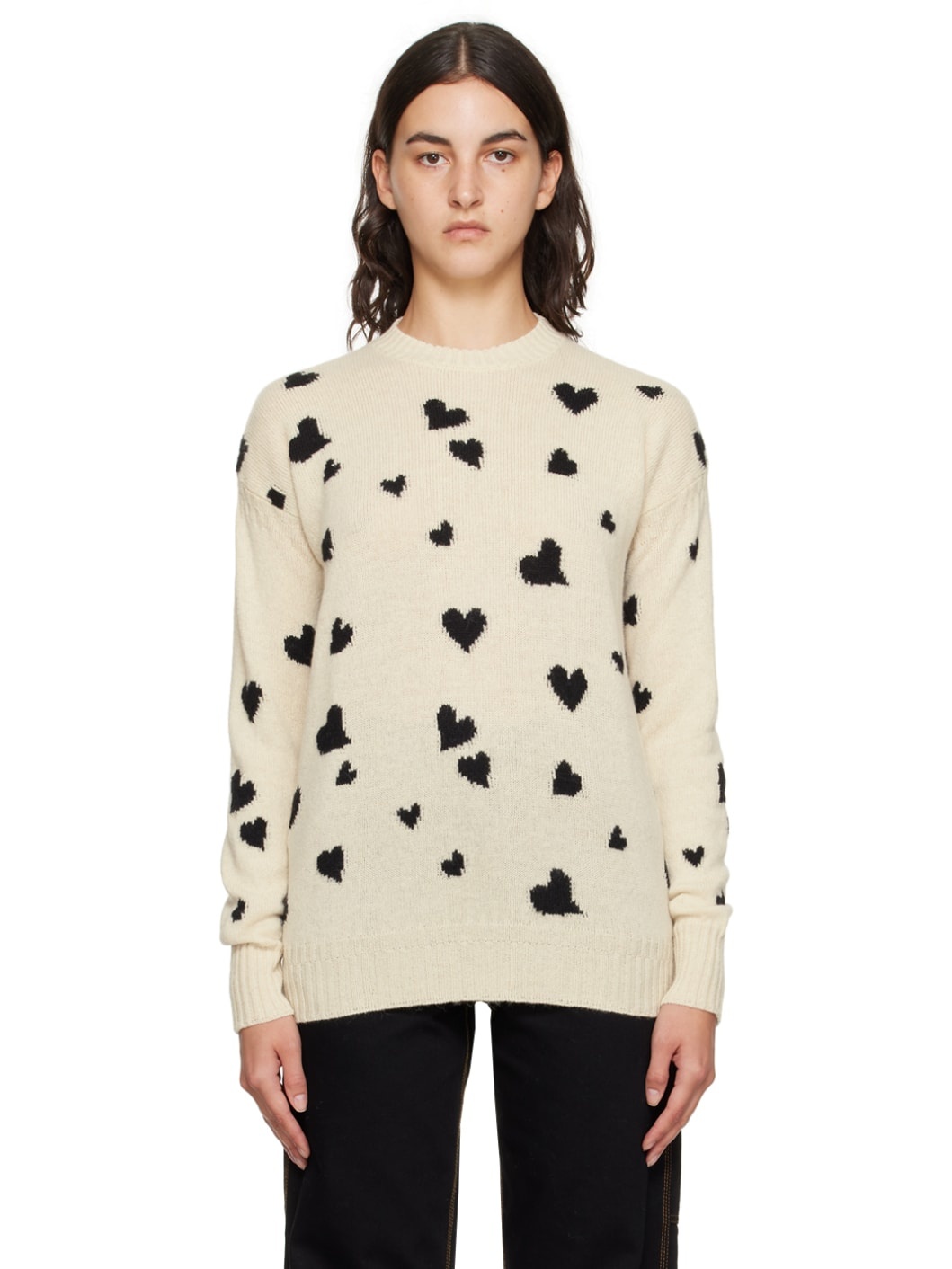 Off-White Heart Sweater - 1