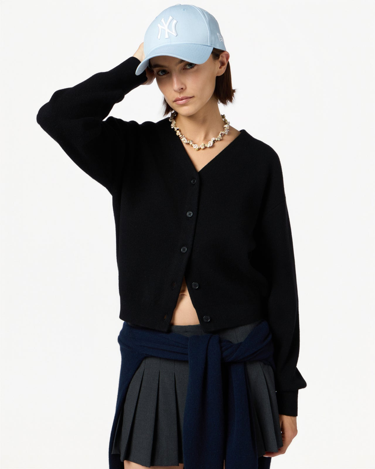Collegiate Cardigan In Cashmere - 5