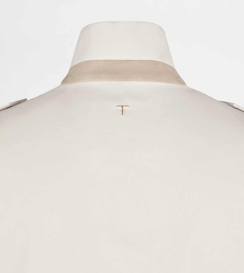 FIELD JACKET IN TECHNICAL CANVAS - WHITE 3