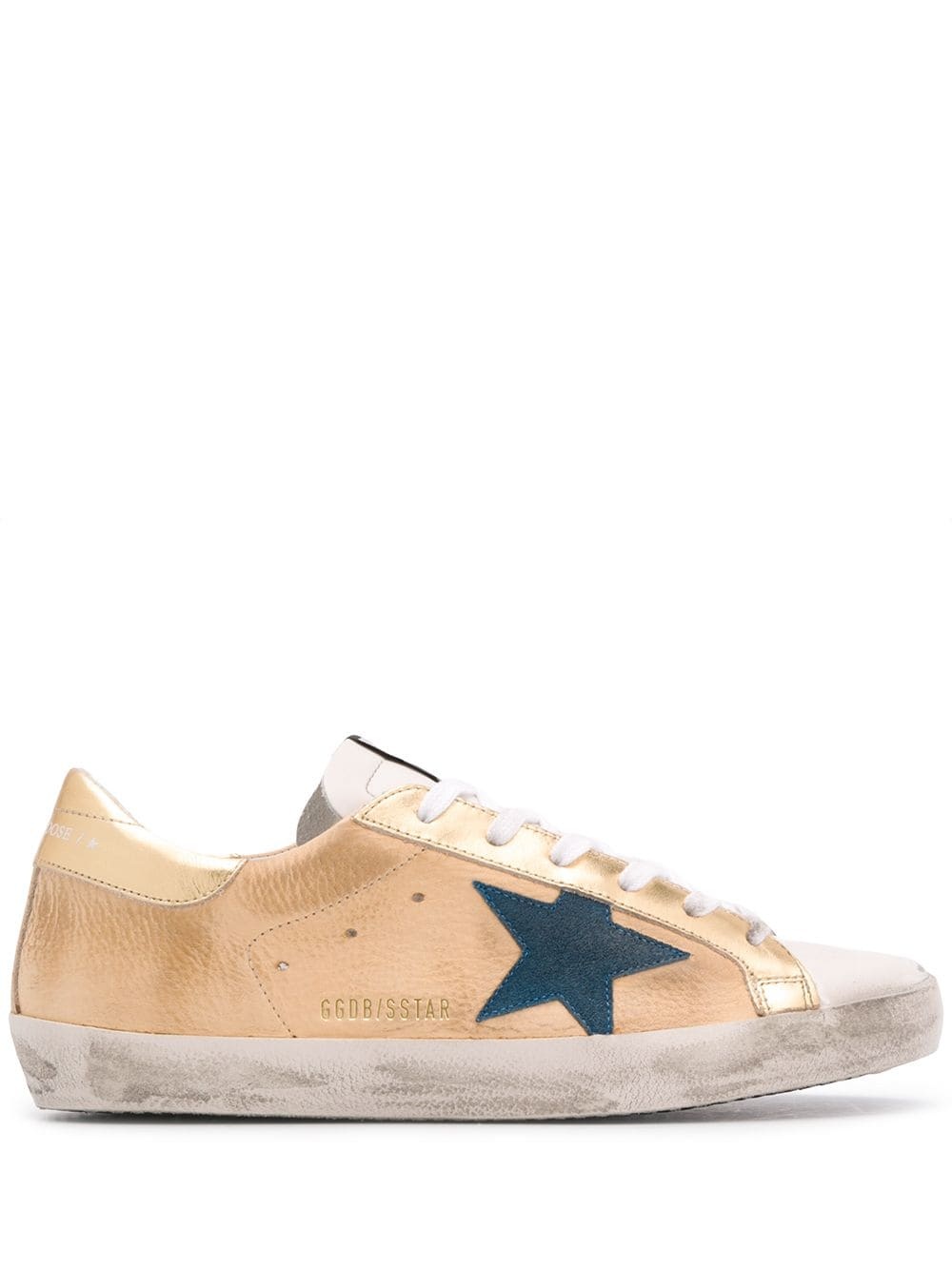 distressed low top sneakers - 1