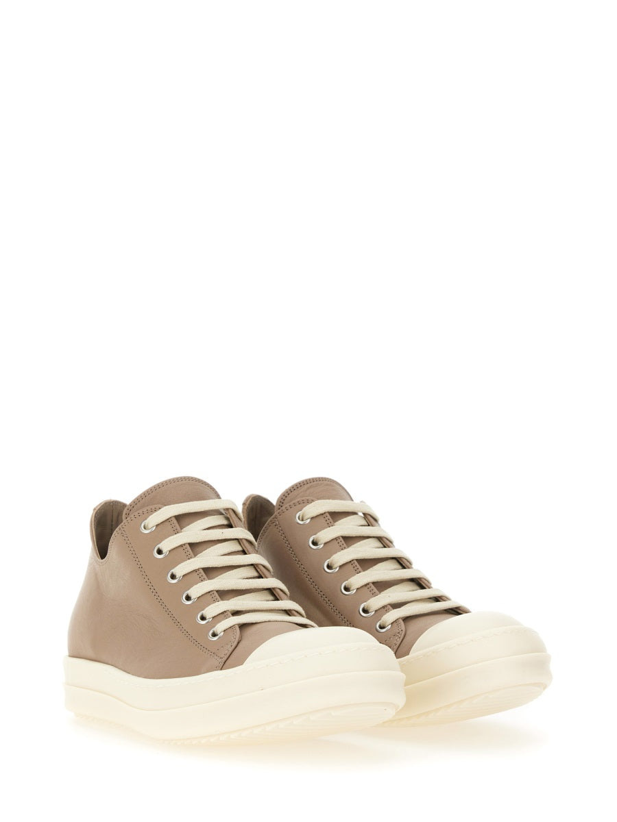 Rick Owens Women Leather Sneaker - 2