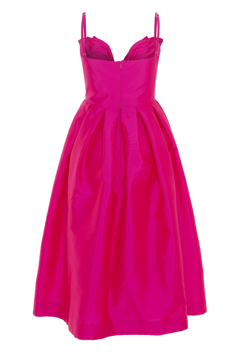 TAFFETA BLOOM MIDI DRESS 5
