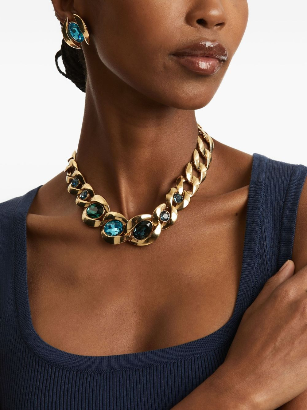 Framed Oval necklace - 2
