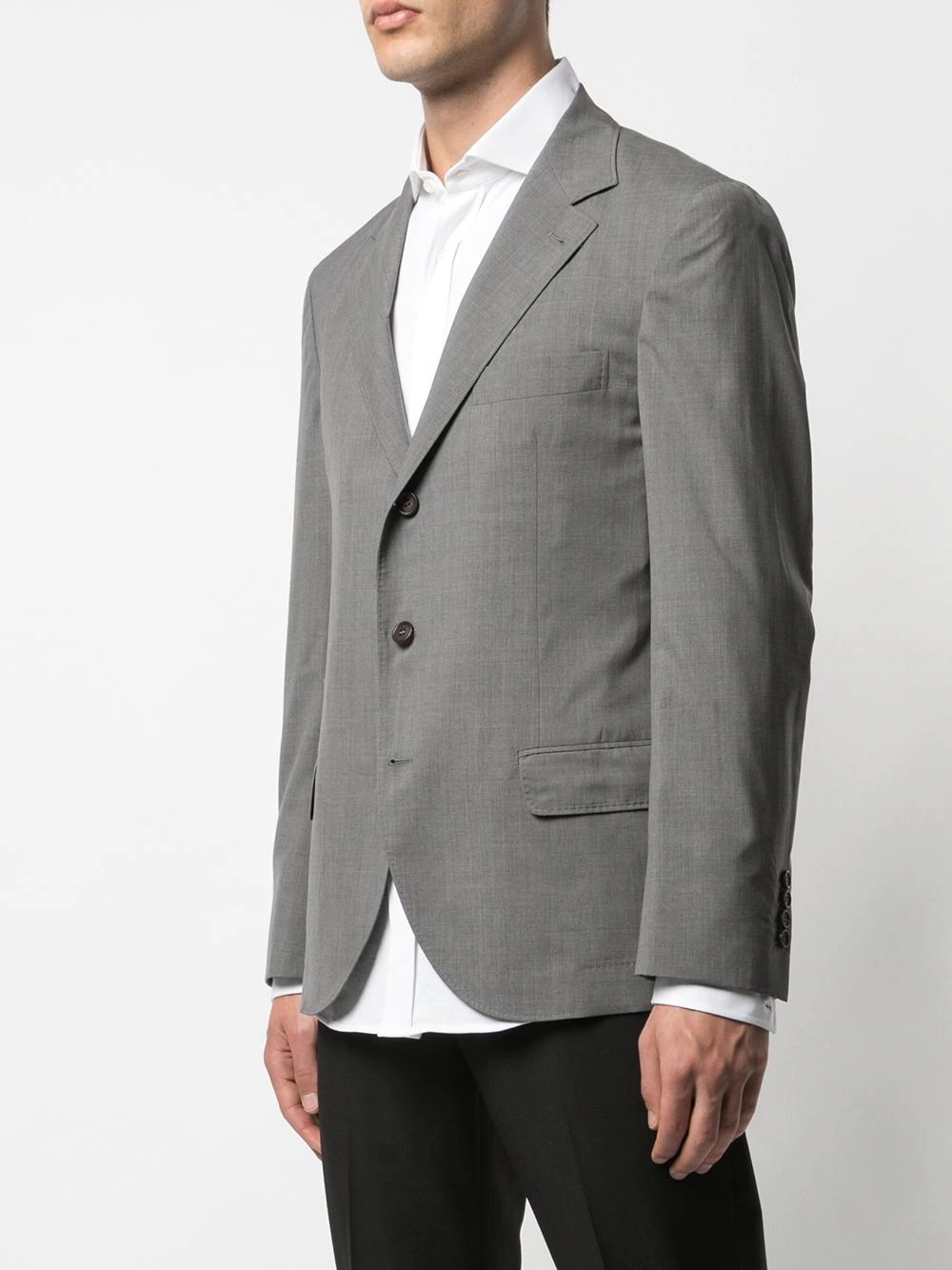 V-neck suit jacket - 3